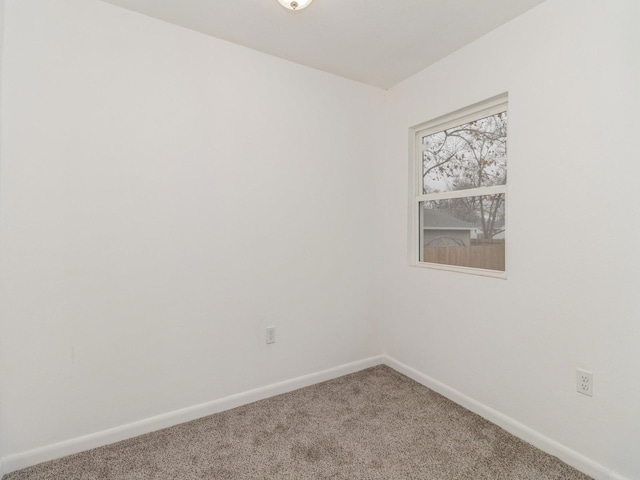 empty room with carpet floors