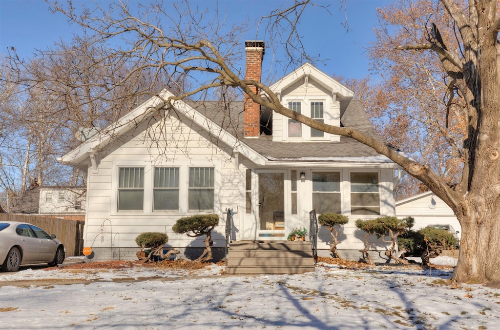 view of bungalow-style house