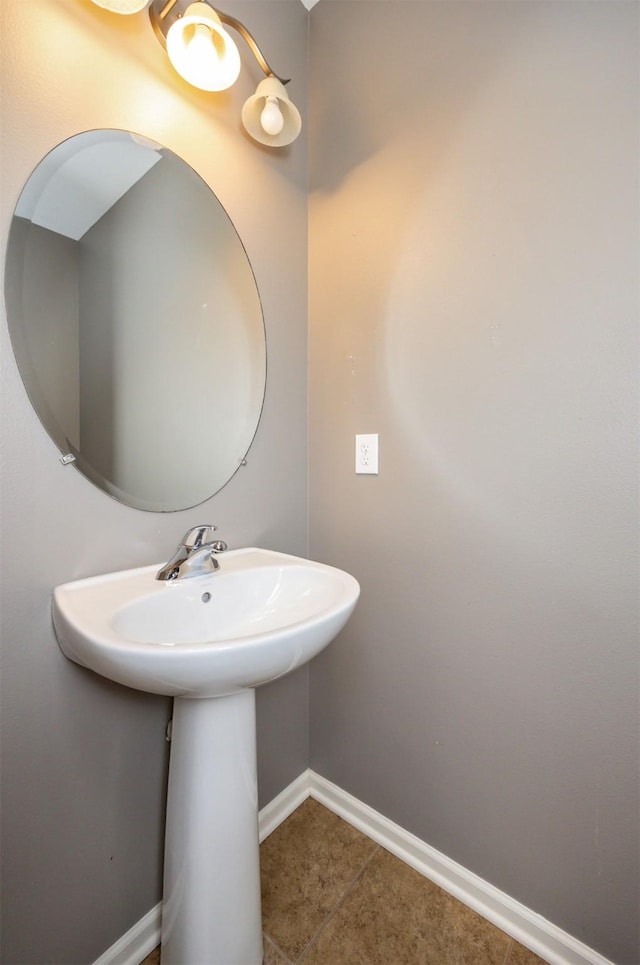 bathroom featuring tile patterned floors