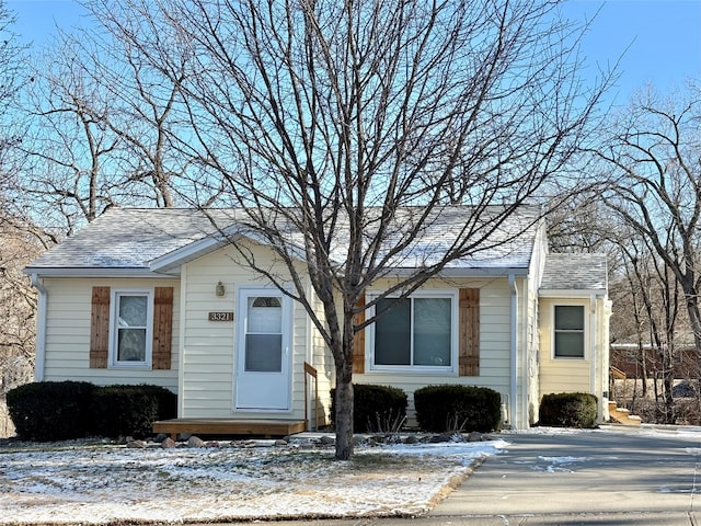 view of front of home