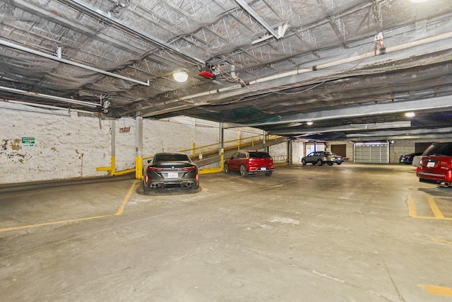 view of parking deck