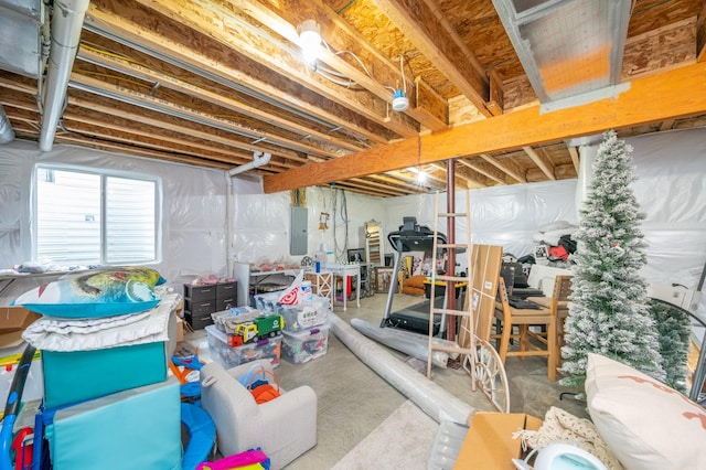 931 Breakwater Pl, Polk City, IA 50226 - below grade area featuring electric panel