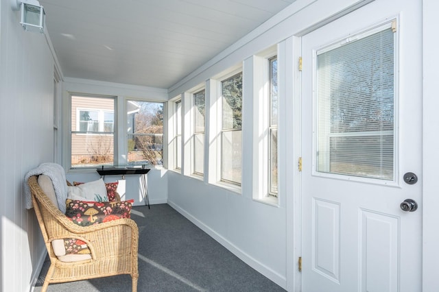 sunroom / solarium featuring a wealth of natural light