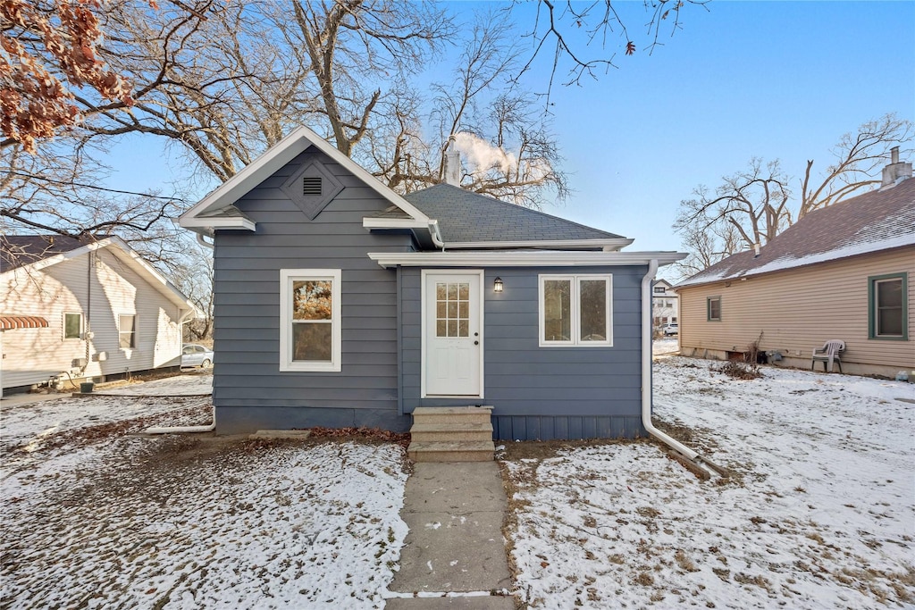 view of bungalow-style house