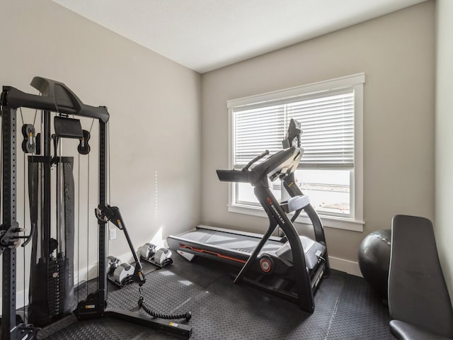 view of workout room