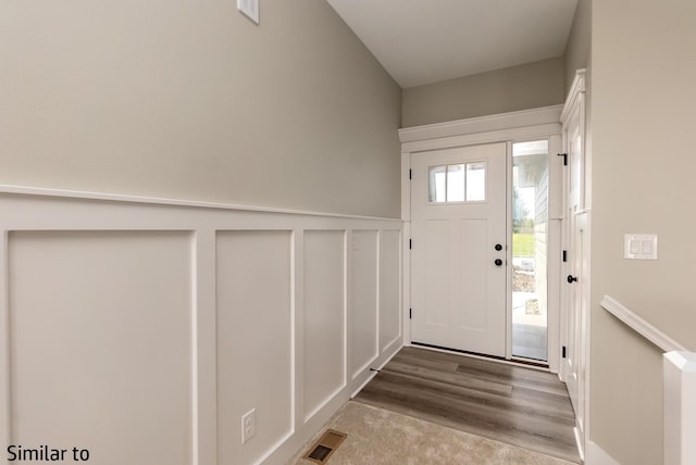 view of entrance foyer