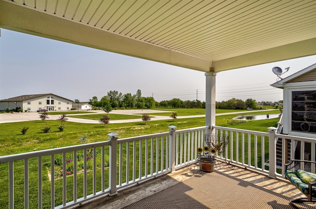490 Bella Vista Ct, Huxley, IA 50124 - balcony with a water view