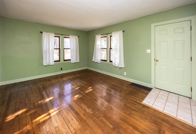 interior space with wood-type flooring