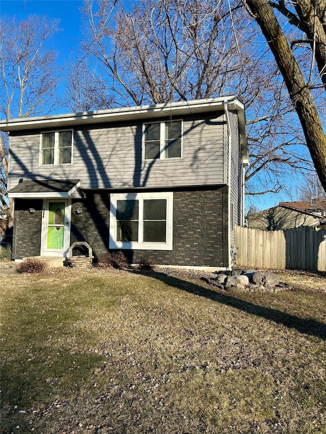 exterior space featuring a yard