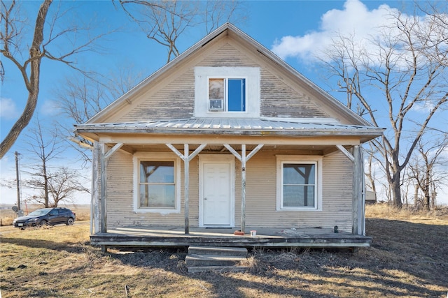 view of front facade with a porch