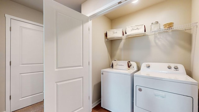 laundry area featuring laundry area and washing machine and clothes dryer