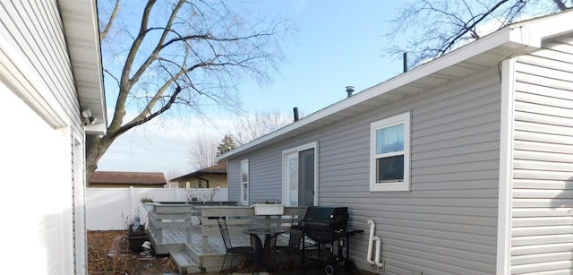 view of patio / terrace featuring area for grilling