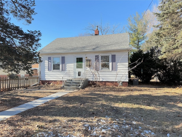 view of bungalow