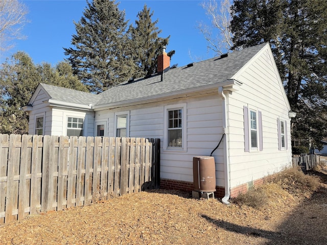 view of rear view of property