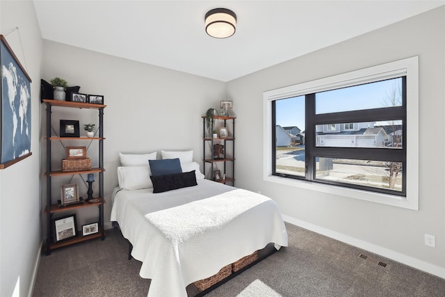 bedroom featuring carpet flooring