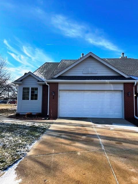 ranch-style house with a garage