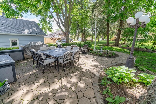 204 W Washington St, Winterset, IA 50273 - view of patio / terrace featuring outdoor dining space