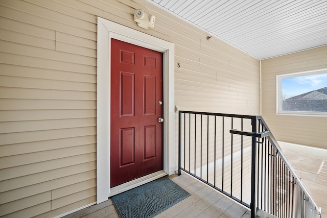 view of entrance to property