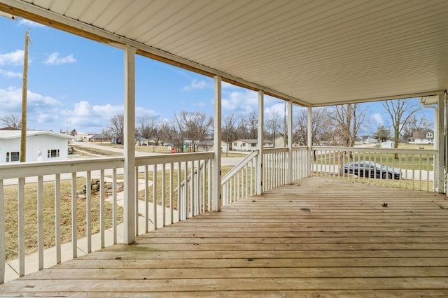 view of deck