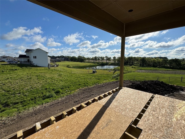 2909 Crest View Cir, Norwalk, IA 50211 - view of patio / terrace featuring a water view