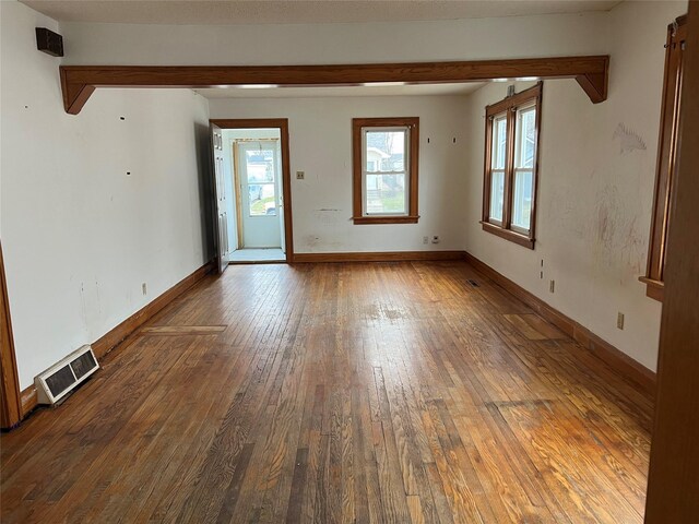 interior space featuring dark wood-type flooring