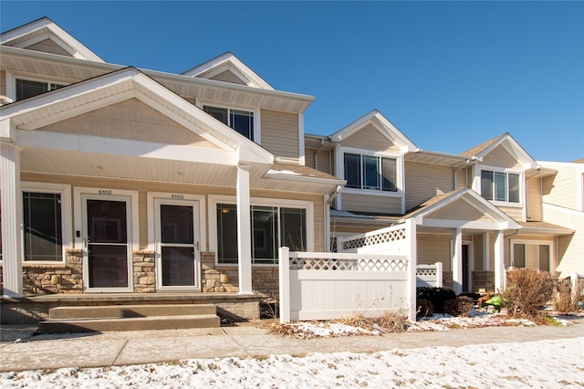 view of front of home