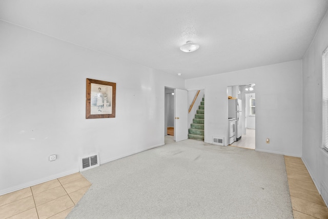 view of tiled spare room