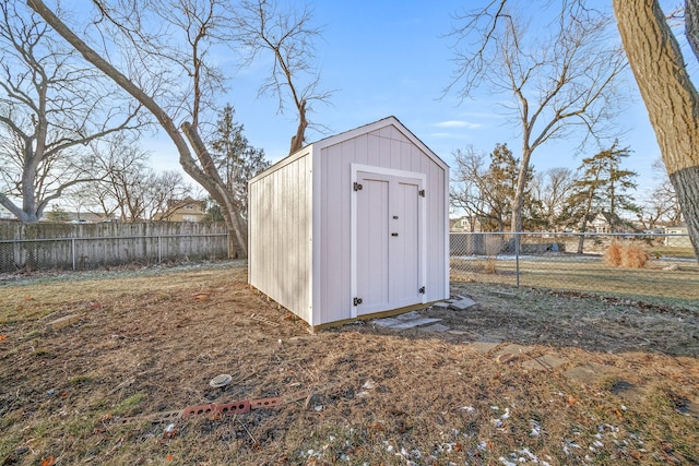 view of outdoor structure