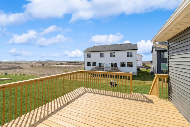 4207 NE 3rd St, Ankeny, IA 50021 - wooden deck featuring a yard