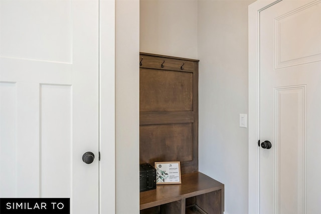 view of mudroom