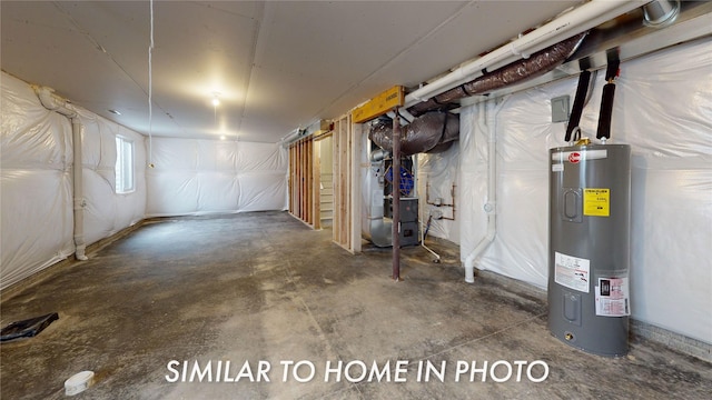 7046 SE 7th Ave, Pleasant Hill, IA 50327 - basement with heating unit and electric water heater
