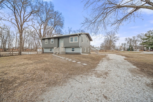 view of rear view of house