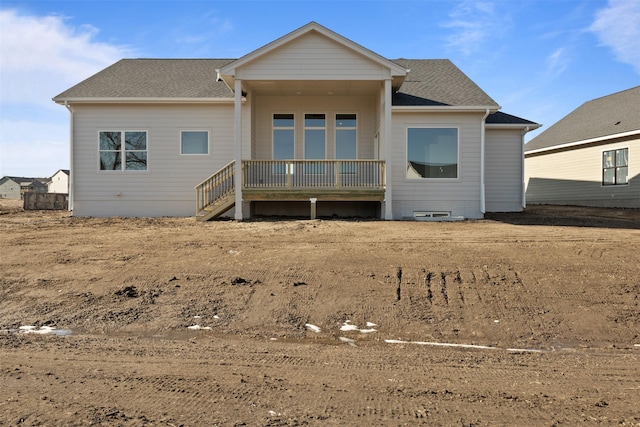 view of back of property