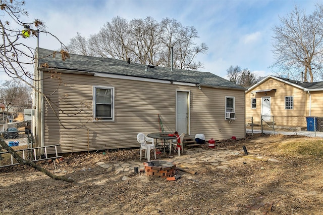 view of back of property