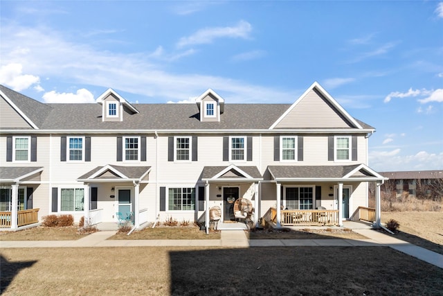 view of front of home with a porch