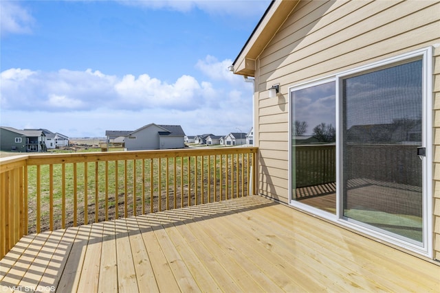 300 NW Ashley Ave, Waukee, IA 50263 - wooden terrace with a residential view