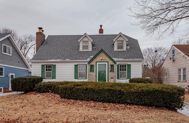 view of cape cod home