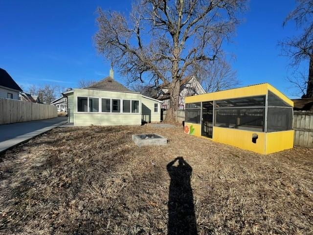 view of rear view of house