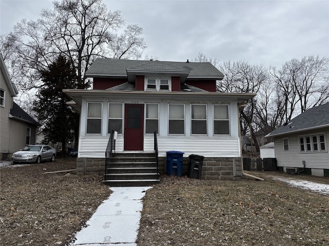 view of bungalow-style house