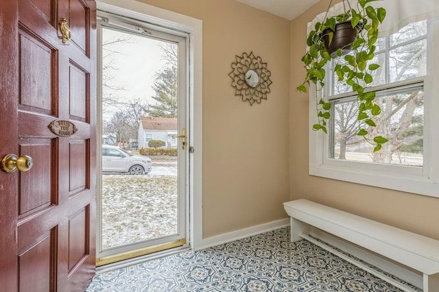 view of entrance foyer