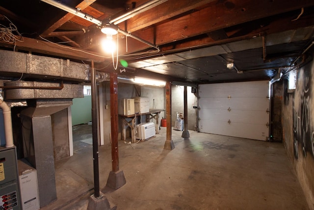 view of basement