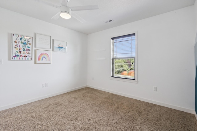 16924 Prairie Dr, Clive, IA 50325 - spare room with carpet flooring and a ceiling fan