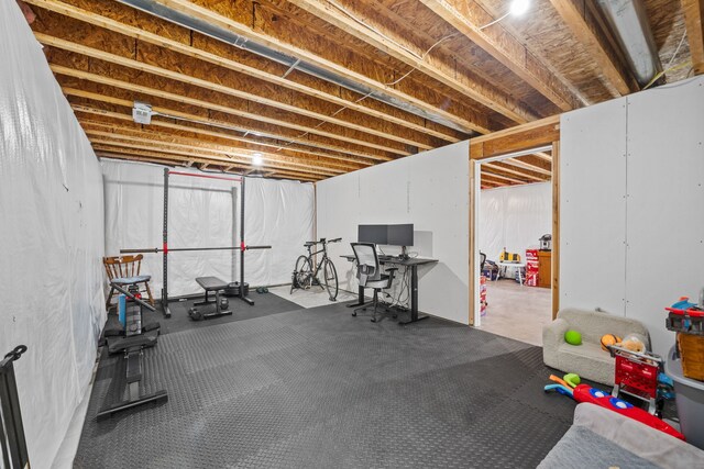 view of workout room