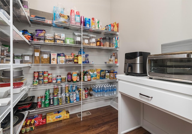 view of pantry