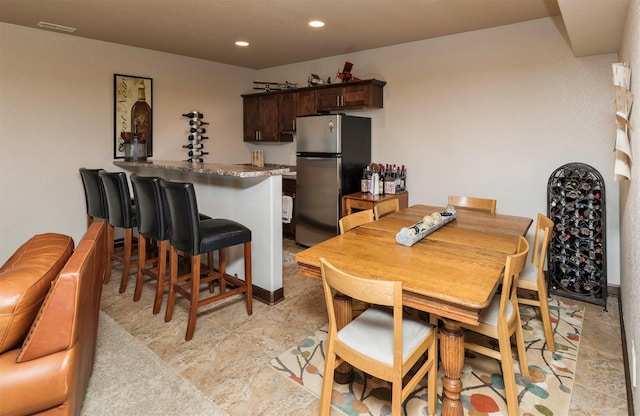 view of dining area