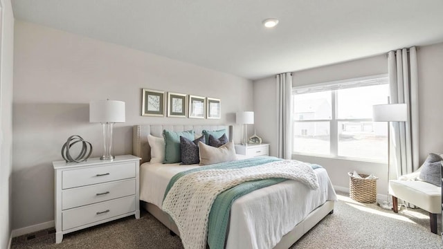 5104 169th St, Urbandale, IA 50322 - bedroom with dark colored carpet and baseboards