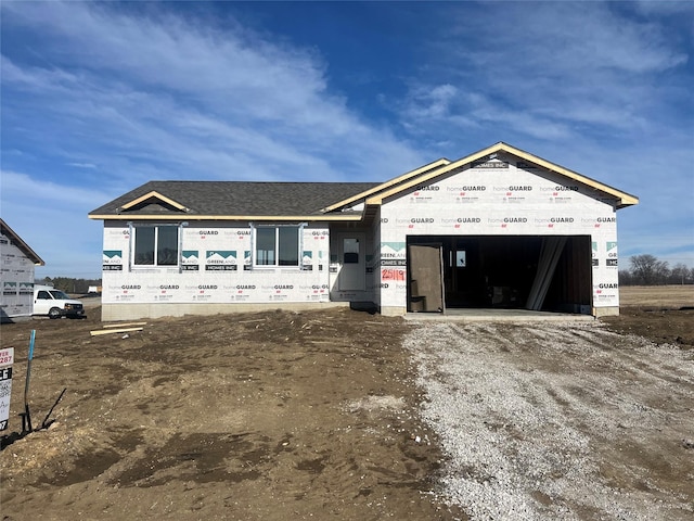 view of property in mid-construction