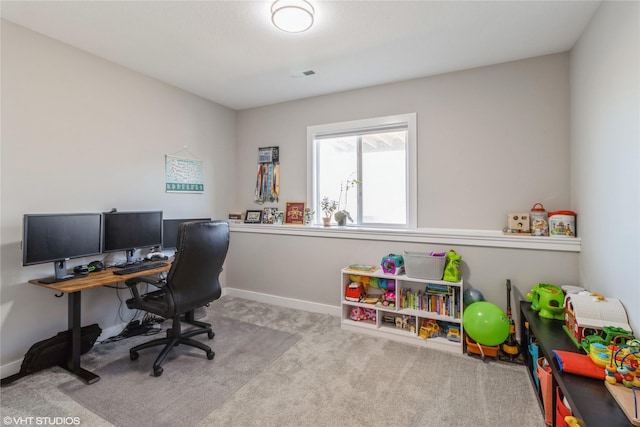 1210 NW Pine Bluff Cir, Waukee, IA 50263 - office space featuring carpet and baseboards