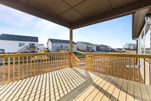 1902 16th Cir SE, Altoona, IA 50009 - wooden deck featuring a residential view and stairway