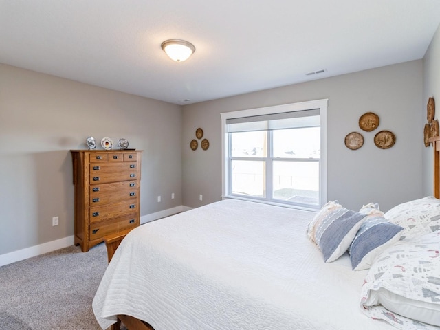 bedroom featuring carpet flooring